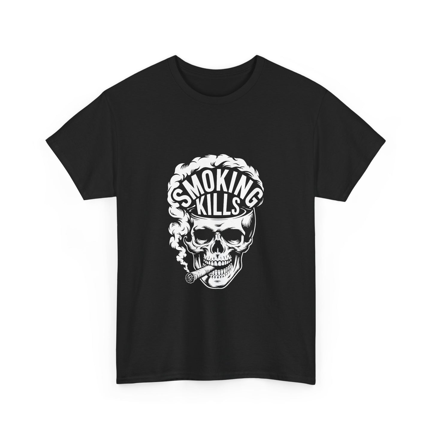 Edgy Smoking Kills Graphic Tee for Bold Individuals, Unisex Tee, Casual Wear,