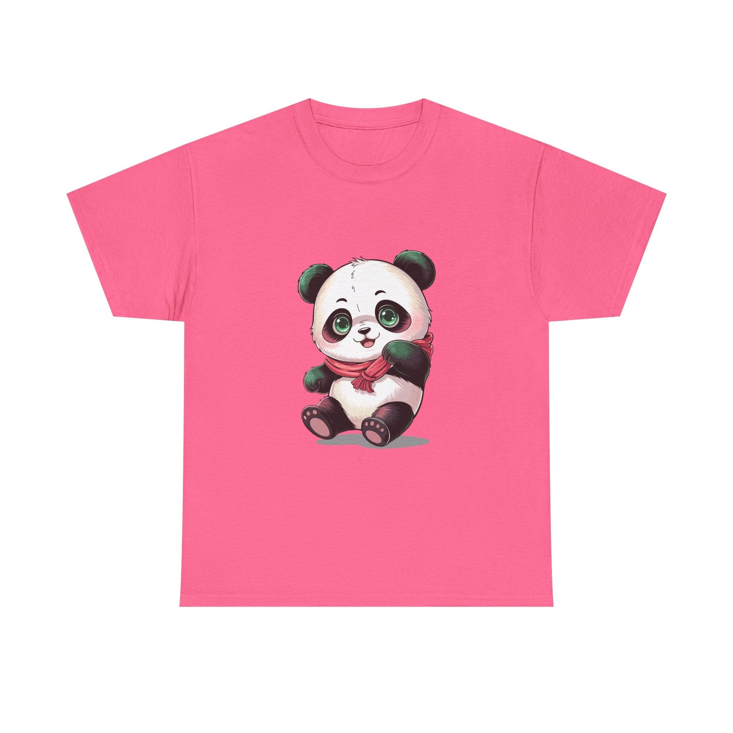 Cute Panda Graphic Tee, Animal Lovers Gift, Casual Wear, Birthday Present,