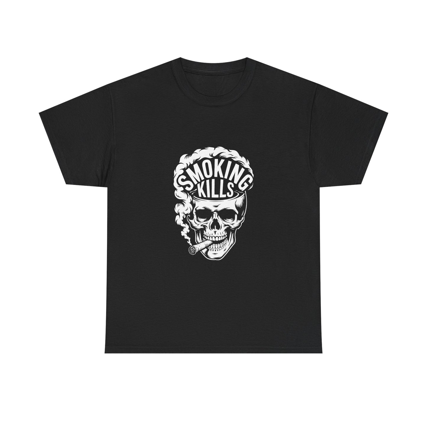Edgy Smoking Kills Graphic Tee for Bold Individuals, Unisex Tee, Casual Wear,